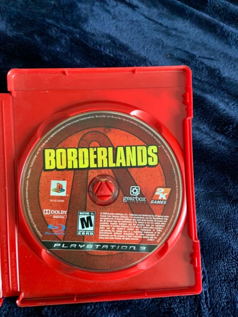 Sony PS3 Borderlands - Red Case